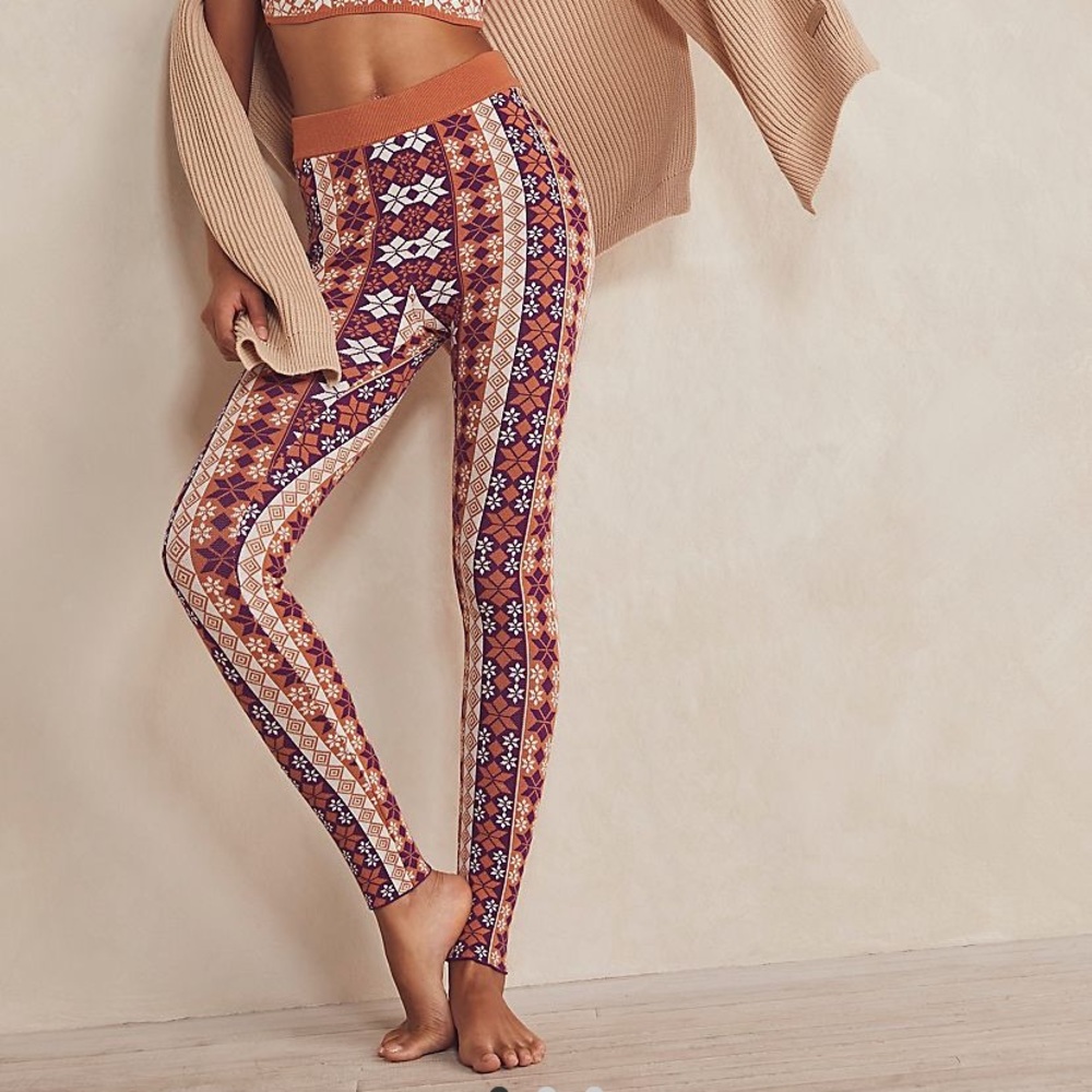 Free People Away with Me Leggings (sweater material)